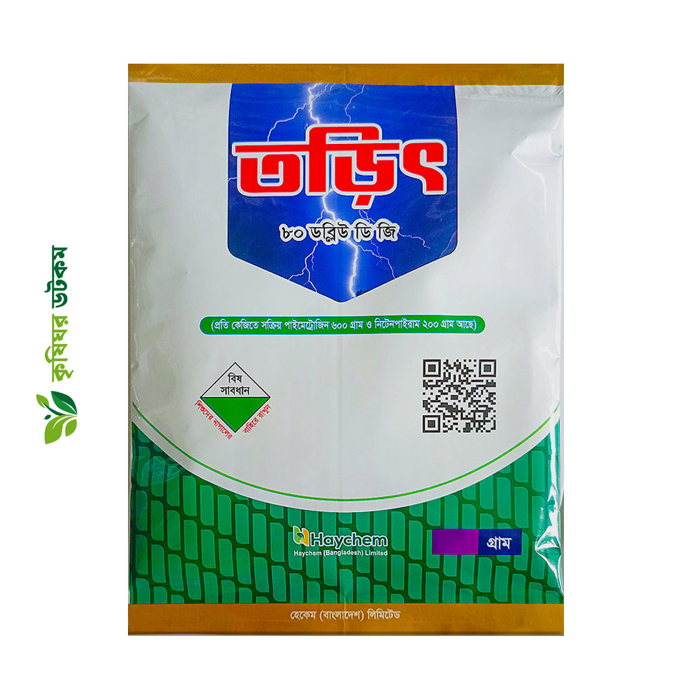 তড়িৎ ৮০ ডব্লিউডিজি (পাইমেট্রোজিন 60% + নিটেনপাইরাম ২০% কীটনাশক Torit 80 WDG Nitenpyram + Pymetrozine Insecticide