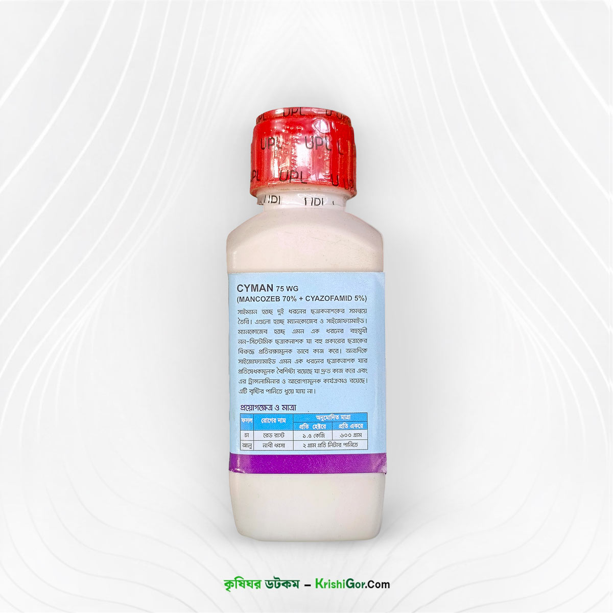 Cyman 75 WG - লেট ব্লাইট ও ডাউনি মিল্ডিউ দমনে কার্যকর